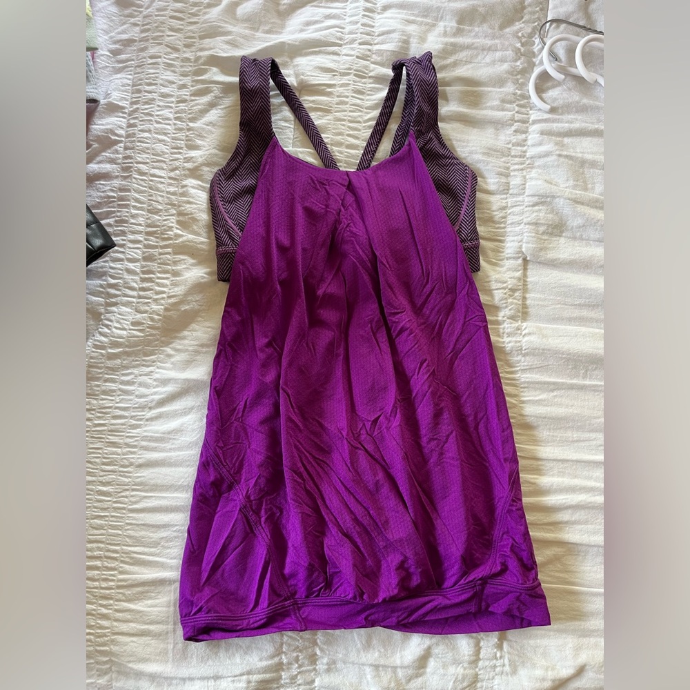 Purple Lululemon Workout Tank